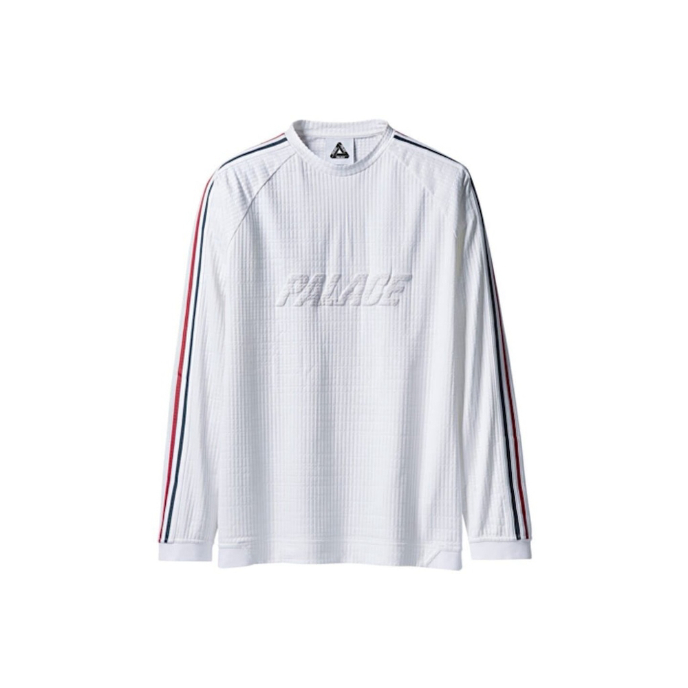 RARE Palace X adidas Waffle Crew Long Sleeve Shirt Size Small